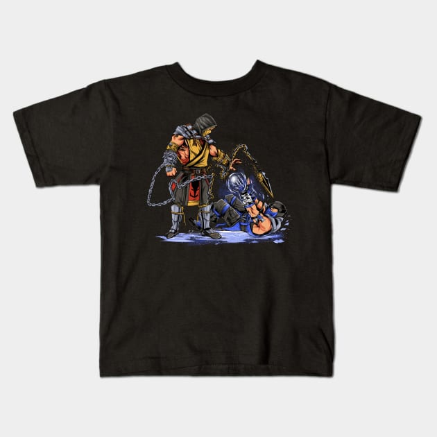 Reservoir Ninjas Kids T-Shirt by Zascanauta